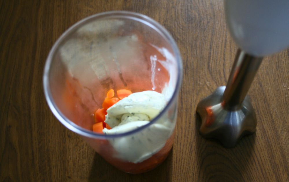 Pürierstab für Pasta Sauce