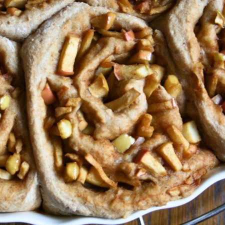 Apfel Zimtschnecke Rezeptbild
