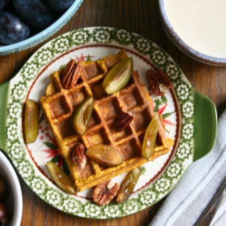 Kürbis Waffeln Beitragsbild